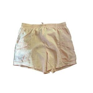 Alpine Design Women's Woven Shortie Utility Zip Pockets Pink XL New With Tags.